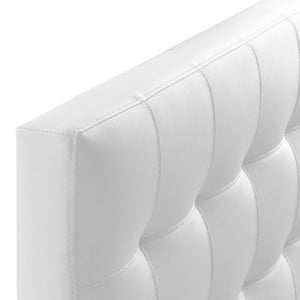 ModwayModway Lily Twin Upholstered Vinyl Headboard MOD-5149 MOD-5149-WHI- BetterPatio.com