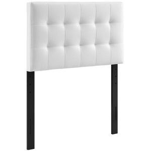 ModwayModway Lily Twin Upholstered Vinyl Headboard MOD-5149 MOD-5149-WHI- BetterPatio.com