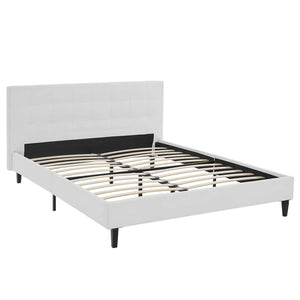 ModwayModway Linnea Full Faux Leather Bed MOD-5423 MOD-5423-WHI- BetterPatio.com