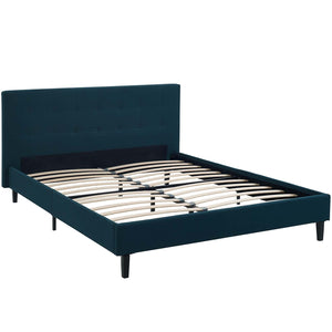 ModwayModway Linnea Queen Fabric Bed MOD-5426 MOD-5426-AZU- BetterPatio.com