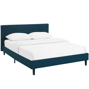 ModwayModway Linnea Queen Fabric Bed MOD-5426 MOD-5426-AZU- BetterPatio.com