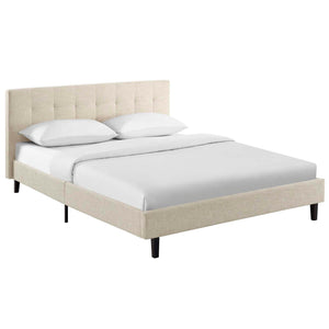 ModwayModway Linnea Queen Fabric Bed MOD-5426 MOD-5426-BEI- BetterPatio.com