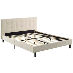 ModwayModway Linnea Queen Fabric Bed MOD-5426 MOD-5426-BEI- BetterPatio.com