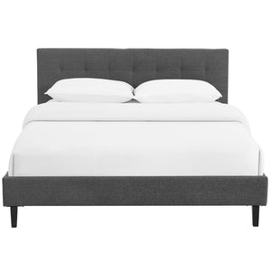 ModwayModway Linnea Queen Fabric Bed MOD-5426 MOD-5426-GRY- BetterPatio.com