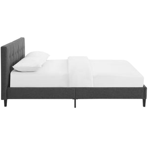 ModwayModway Linnea Queen Fabric Bed MOD-5426 MOD-5426-GRY- BetterPatio.com