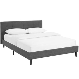 ModwayModway Linnea Queen Fabric Bed MOD-5426 MOD-5426-GRY- BetterPatio.com