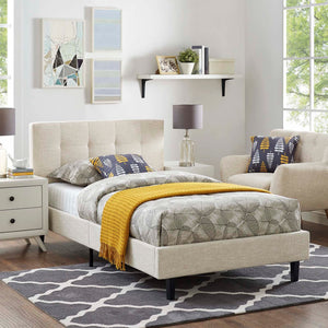 ModwayModway Linnea Twin Bed MOD-5422 MOD-5422-BEI- BetterPatio.com