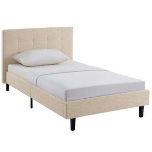 ModwayModway Linnea Twin Bed MOD-5422 MOD-5422-BEI- BetterPatio.com