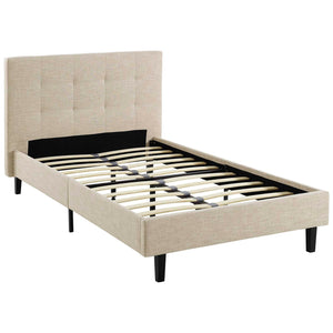 ModwayModway Linnea Twin Bed MOD-5422 MOD-5422-BEI- BetterPatio.com