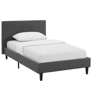 ModwayModway Linnea Twin Bed MOD-5422 MOD-5422-GRY- BetterPatio.com