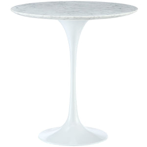 ModwayModway Lippa 20" Marble Side Table EEI-280 EEI-280-WHI- BetterPatio.com