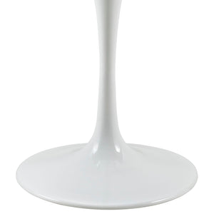 ModwayModway Lippa 28" Round Artificial Marble Dining Table EEI-1128 EEI-1128-WHI- BetterPatio.com