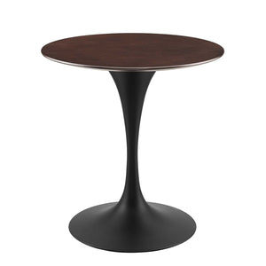 ModwayModway Lippa 28" Wood Dining Table EEI-4861 EEI-4861-BLK-CHE- BetterPatio.com