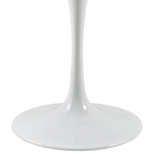 ModwayModway Lippa 36" Round Artificial Marble Dining Table EEI-1129 EEI-1129-WHI- BetterPatio.com