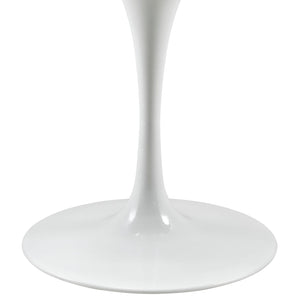 ModwayModway Lippa 40" Round Wood Top Dining Table EEI-1117 EEI-1117-WHI- BetterPatio.com