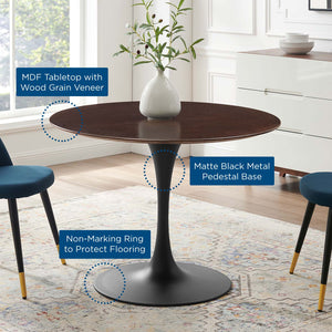 ModwayModway Lippa 40" Wood Dining Table EEI-4871 EEI-4871-BLK-CHE- BetterPatio.com