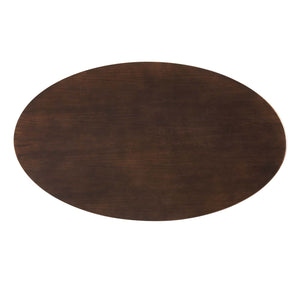 ModwayModway Lippa 47" Oval Wood Dining Table EEI-5249 EEI-5249-ROS-CHE- BetterPatio.com
