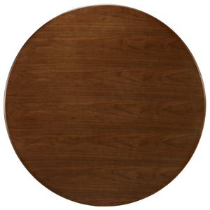 ModwayModway Lippa 47" Round Walnut Dining Table EEI-1137 EEI-1137-WAL- BetterPatio.com