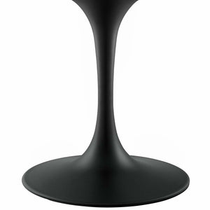 ModwayModway Lippa 60" Oval Wood Top Dining Table EEI-3539 EEI-3539-BLK-WHI- BetterPatio.com