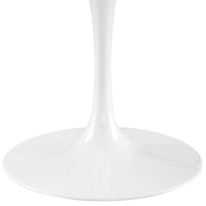 ModwayModway Lippa 60" Round Artificial Marble Dining Table EEI-1133 EEI-1133-WHI- BetterPatio.com