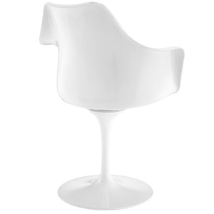 ModwayModway Lippa Dining Armchair Set of 2 EEI-1259 EEI-1259-WHI- BetterPatio.com