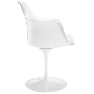 ModwayModway Lippa Dining Armchair Set of 2 EEI-1259 EEI-1259-WHI- BetterPatio.com