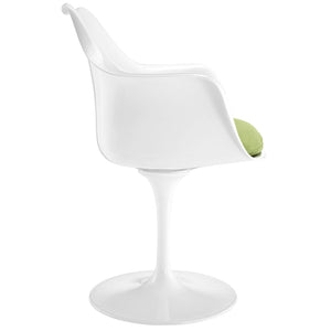 ModwayModway Lippa Dining Fabric Armchair EEI-116 EEI-116-GRN- BetterPatio.com