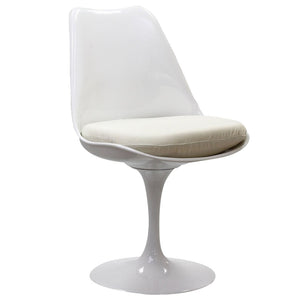 ModwayModway Lippa Dining Fabric Side Chair EEI-115 EEI-115-WHI- BetterPatio.com