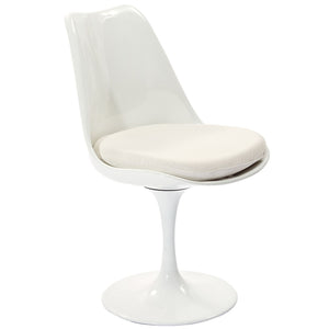 ModwayModway Lippa Dining Fabric Side Chair EEI-115 EEI-115-WHI- BetterPatio.com
