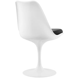 ModwayModway Lippa Dining Vinyl Side Chair EEI-1594 EEI-1594-BLK- BetterPatio.com