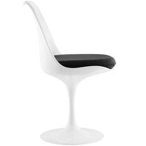 ModwayModway Lippa Dining Vinyl Side Chair EEI-1594 EEI-1594-BLK- BetterPatio.com