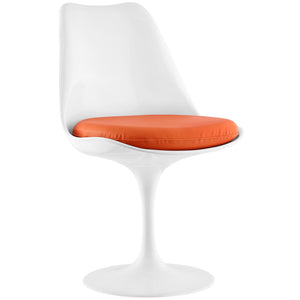 ModwayModway Lippa Dining Vinyl Side Chair EEI-1594 EEI-1594-ORA- BetterPatio.com