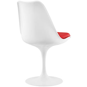 ModwayModway Lippa Dining Vinyl Side Chair EEI-1594 EEI-1594-RED- BetterPatio.com