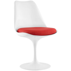 ModwayModway Lippa Dining Vinyl Side Chair EEI-1594 EEI-1594-RED- BetterPatio.com