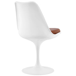 ModwayModway Lippa Dining Vinyl Side Chair EEI-1594 EEI-1594-TAN- BetterPatio.com