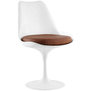 ModwayModway Lippa Dining Vinyl Side Chair EEI-1594 EEI-1594-TAN- BetterPatio.com