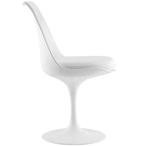 ModwayModway Lippa Dining Vinyl Side Chair EEI-1594 EEI-1594-WHI- BetterPatio.com