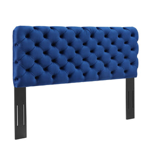 ModwayModway Lizzy Tufted King/California King Performance Velvet Headboard MOD-6032 MOD-6032-NAV- BetterPatio.com