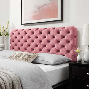 ModwayModway Lizzy Tufted Twin Performance Velvet Headboard MOD-6030 MOD-6030-DUS- BetterPatio.com