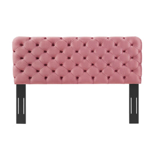 ModwayModway Lizzy Tufted Twin Performance Velvet Headboard MOD-6030 MOD-6030-DUS- BetterPatio.com