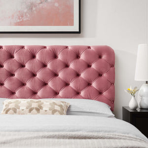 ModwayModway Lizzy Tufted Twin Performance Velvet Headboard MOD-6030 MOD-6030-DUS- BetterPatio.com