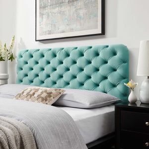 ModwayModway Lizzy Tufted Twin Performance Velvet Headboard MOD-6030 MOD-6030-MIN- BetterPatio.com