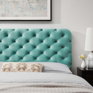 ModwayModway Lizzy Tufted Twin Performance Velvet Headboard MOD-6030 MOD-6030-MIN- BetterPatio.com