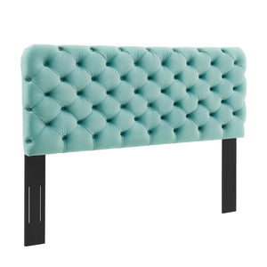 ModwayModway Lizzy Tufted Twin Performance Velvet Headboard MOD-6030 MOD-6030-MIN- BetterPatio.com