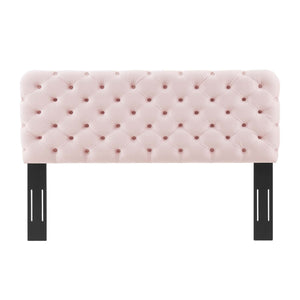 ModwayModway Lizzy Tufted Twin Performance Velvet Headboard MOD-6030 MOD-6030-PNK- BetterPatio.com