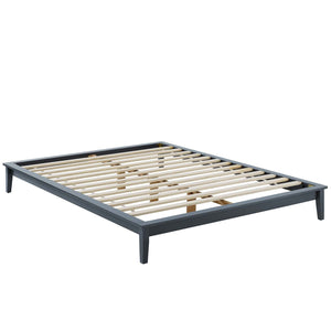 ModwayModway Lodge Full Wood Platform Bed Frame MOD-6054 MOD-6054-GRY- BetterPatio.com