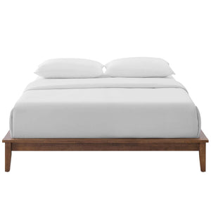 ModwayModway Lodge Full Wood Platform Bed Frame MOD-6054 MOD-6054-WAL- BetterPatio.com