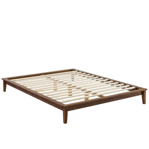 ModwayModway Lodge Full Wood Platform Bed Frame MOD-6054 MOD-6054-WAL- BetterPatio.com