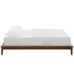 ModwayModway Lodge Full Wood Platform Bed Frame MOD-6054 MOD-6054-WAL- BetterPatio.com