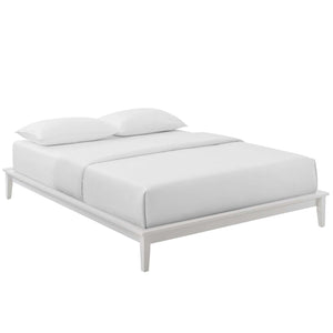 ModwayModway Lodge Full Wood Platform Bed Frame MOD-6054 MOD-6054-WHI- BetterPatio.com